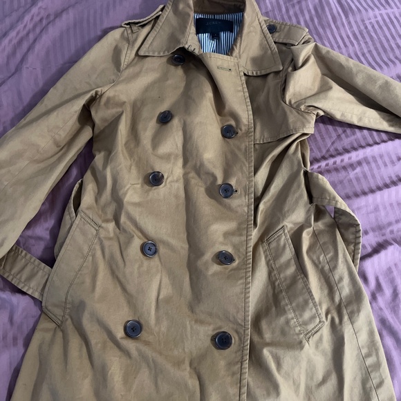 J Crew Trench Coat - Picture 2 of 2